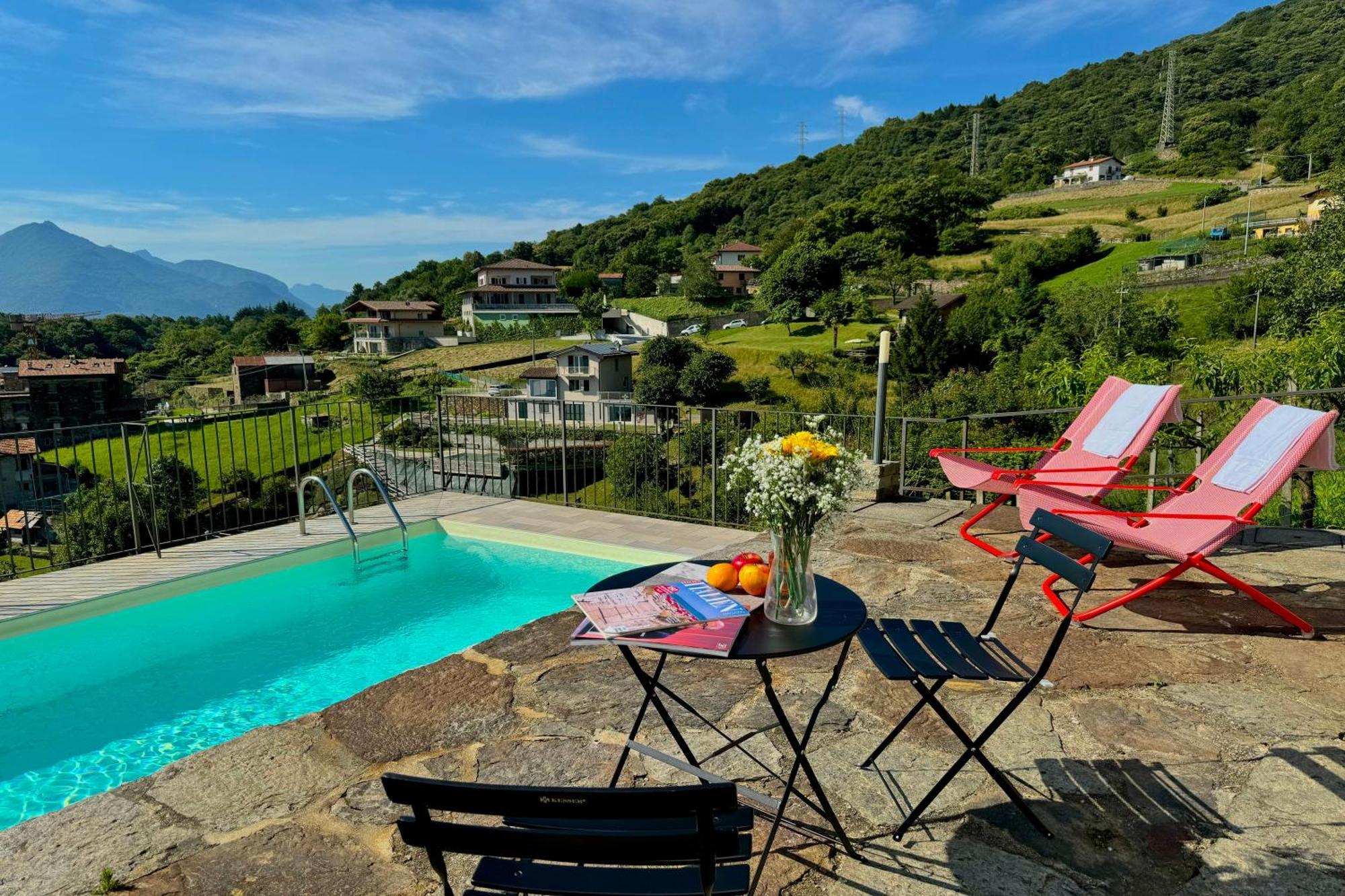Belmonte Terrazzo Leilighet Pianello Del Lario Eksteriør bilde